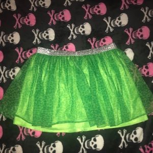 green emo / scene tutu